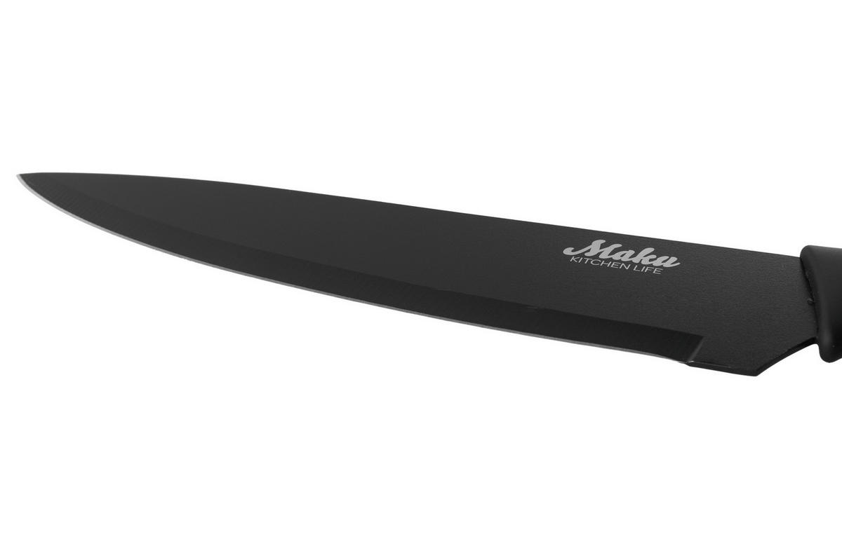 EDSTAHLMESSER 5er-Set - Schwarz, Metall