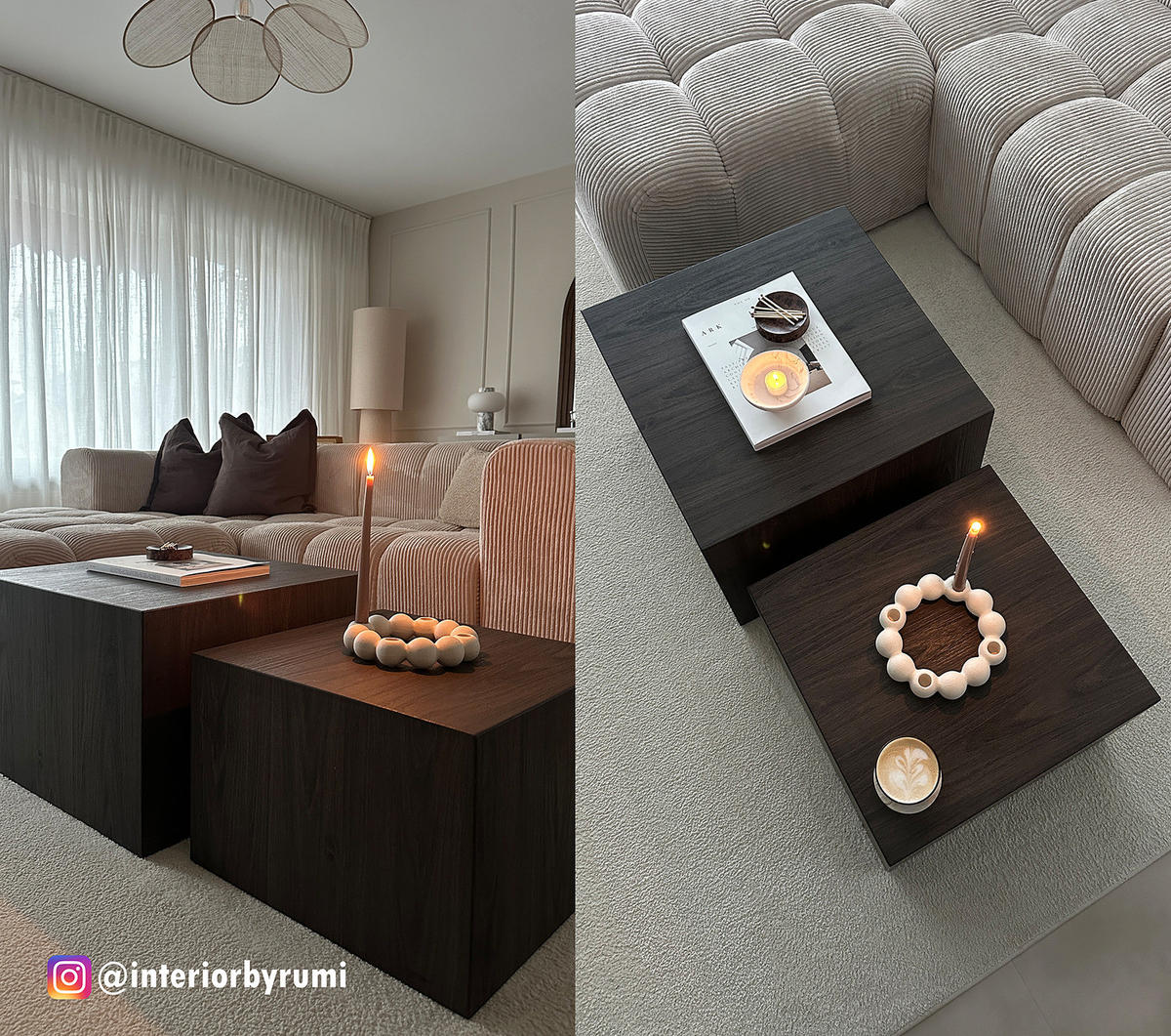 KERZENHALTER Advent Hazy Shades - Creme, Keramik (21/5/21cm) - Butlers