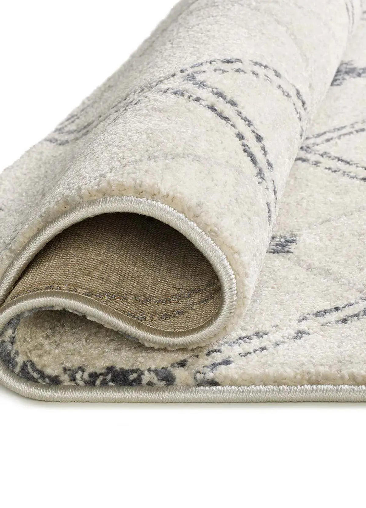 WEBTEPPICH Blau / Weiß Siroco 160/230 cm - Blau/Beige, Naturmaterialien/Textil (160/230cm) - Atticgo
