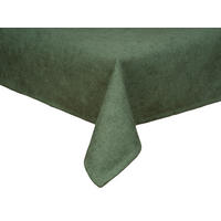 TISCHDECKE FarbTon Chenille-Haptik oliven-grün 100/100 cm - Dunkelgrün, Textil (100/100cm) - beties Heimtextil