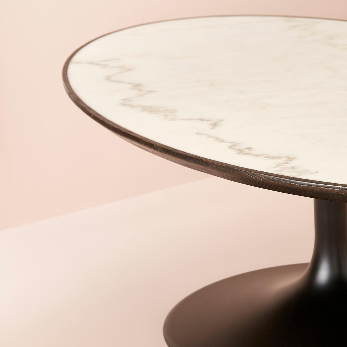 COUCHTISCH aus weißem marmor - tulipe 130/80/44 cm - Weiß, Holz (99/99/44cm) - Signature