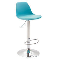 BARHOCKER Kiel höhenverstellbar 82-104 cm blau - Blau, Kunststoff (39/82/43cm) - furnicato