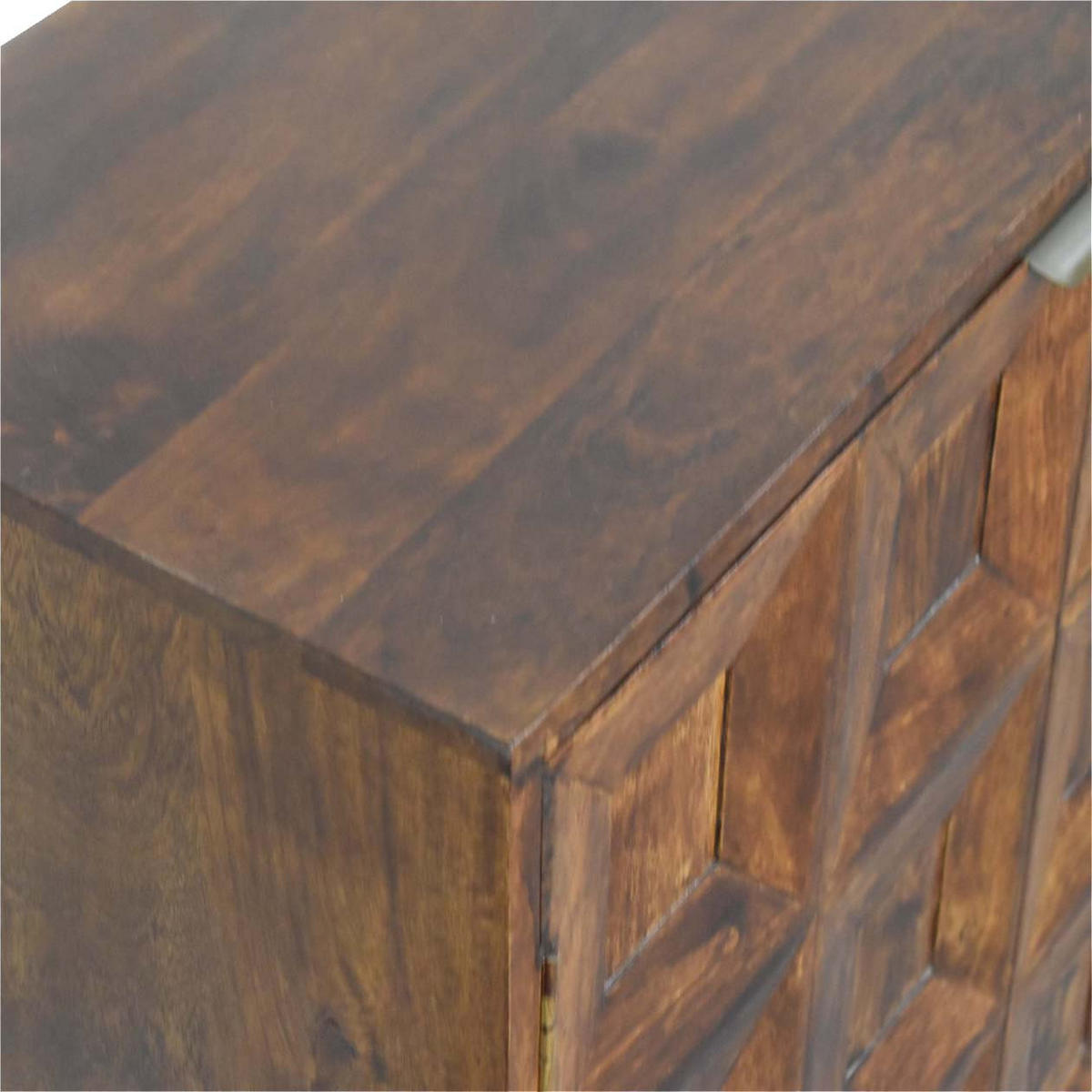 SIDEBOARD Quad - Braun, Holz (35/81/75cm) - Artisan Furniture