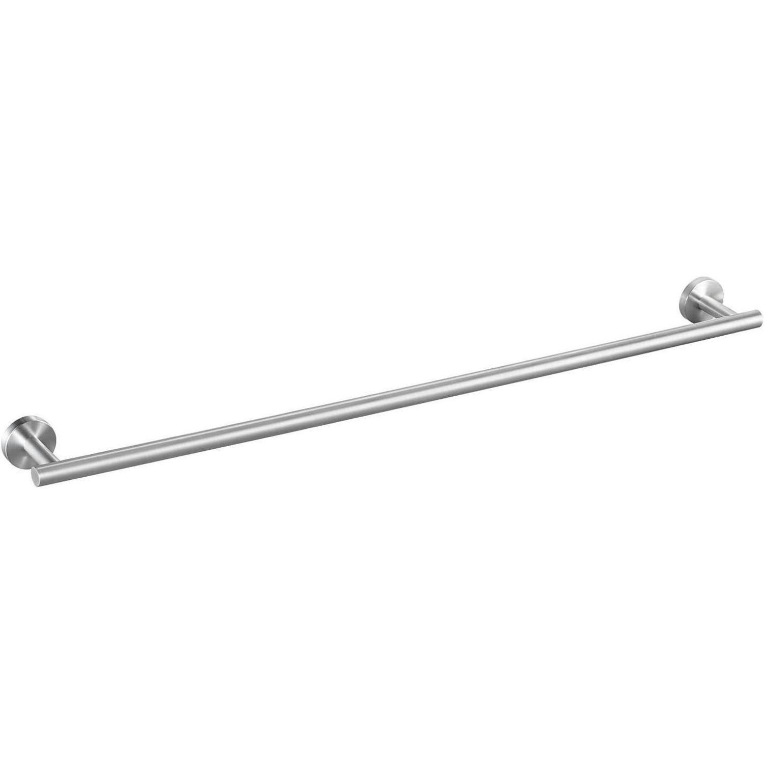 BADETUCHHALTER Edelstahl gebürstet 80 cm - Silberfarben, Metall (7.8/81.7/5.3cm)