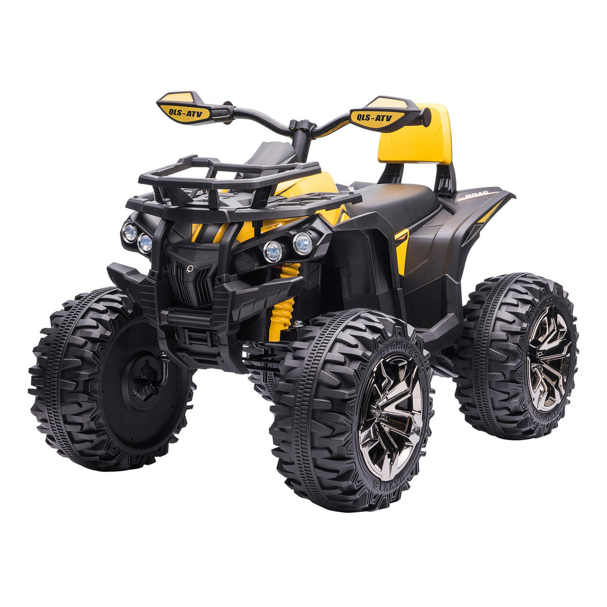 ELEKTRO-QUAD DE-13003 8 km/h Gelb/Schwarz - Gelb, Kunststoff (100/65/73cm) - ComfortXL