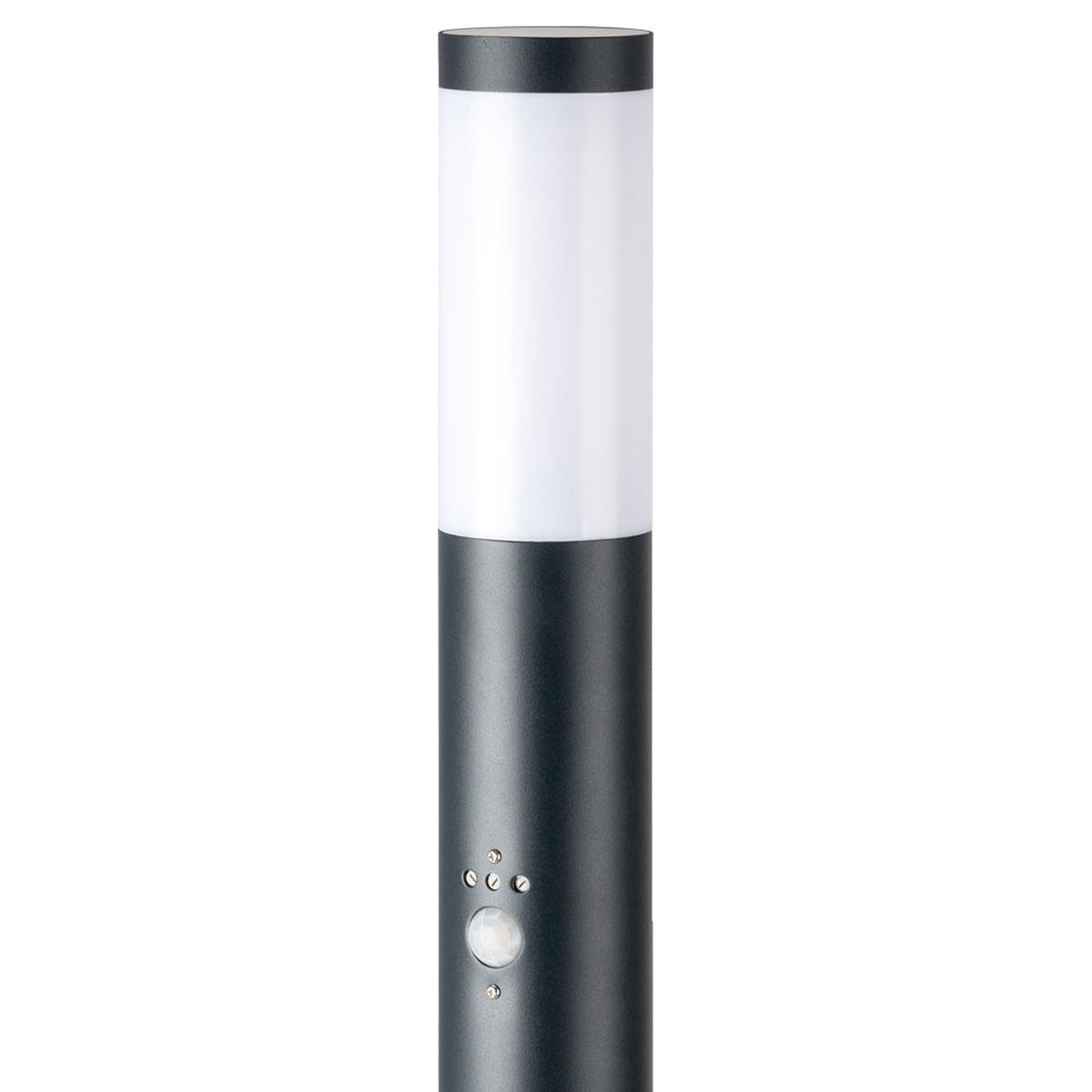 LED STEHLEUCHTE Edelstahl Anthrazit - Anthrazit, Metall (7.6/11/80cm) - Globo Lighting