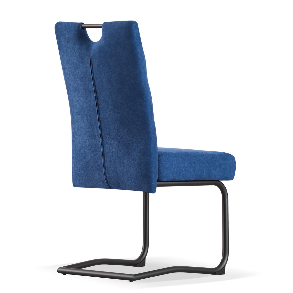 SCHWINGSTUHL SOFIA Blau 2 Stück - Blau, Textil/Metall (48/97/60cm) - B&D Home