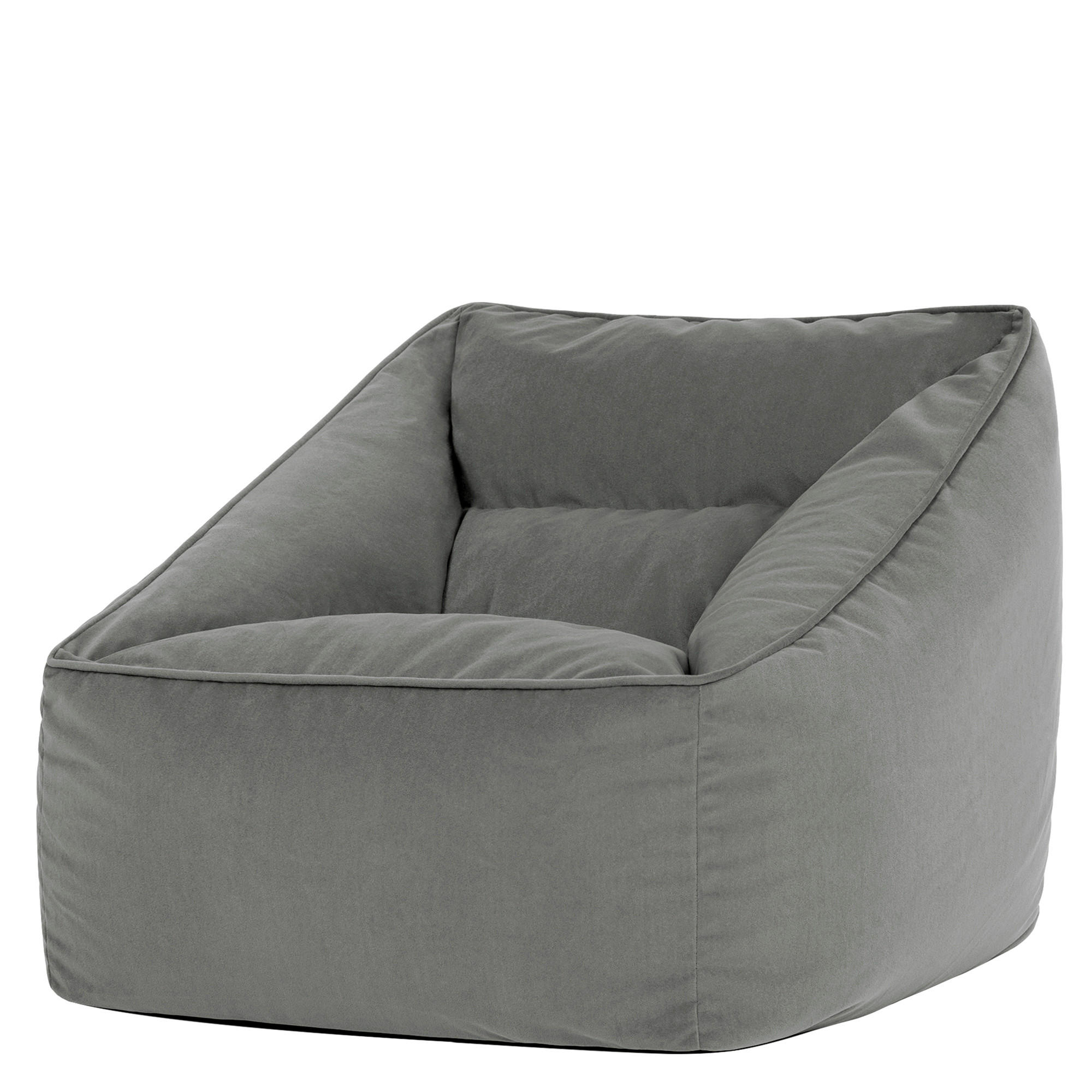 SITZSACK Sessel Natalia - Grau, Textil (70/65/70cm) - icon