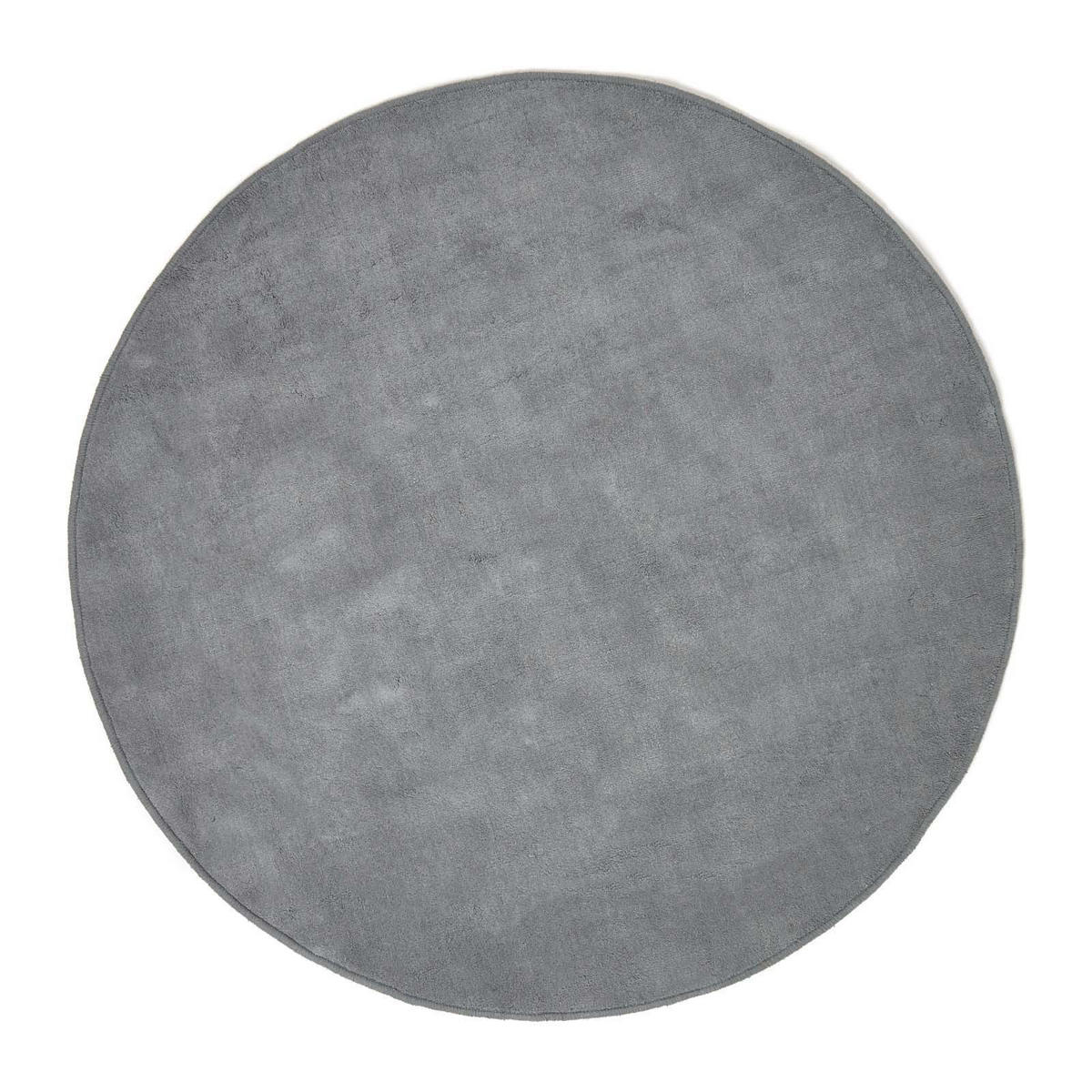 KURZFLOR-TEPPICH rund getuftet 150 cm - Grau, Textil (150/150cm) - Homescapes