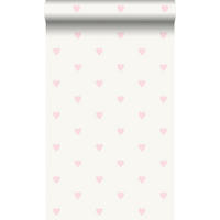 TAPETE Herzchen 53 cm x 10.05 m - Pink, Papier (53/0.1cm) - Origin Wallcoverings
