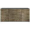 SIDEBOARD Rova Eiche Ribbeck - Alteiche, Holzwerkstoff (166.5/75.5/35cm) - Vladon