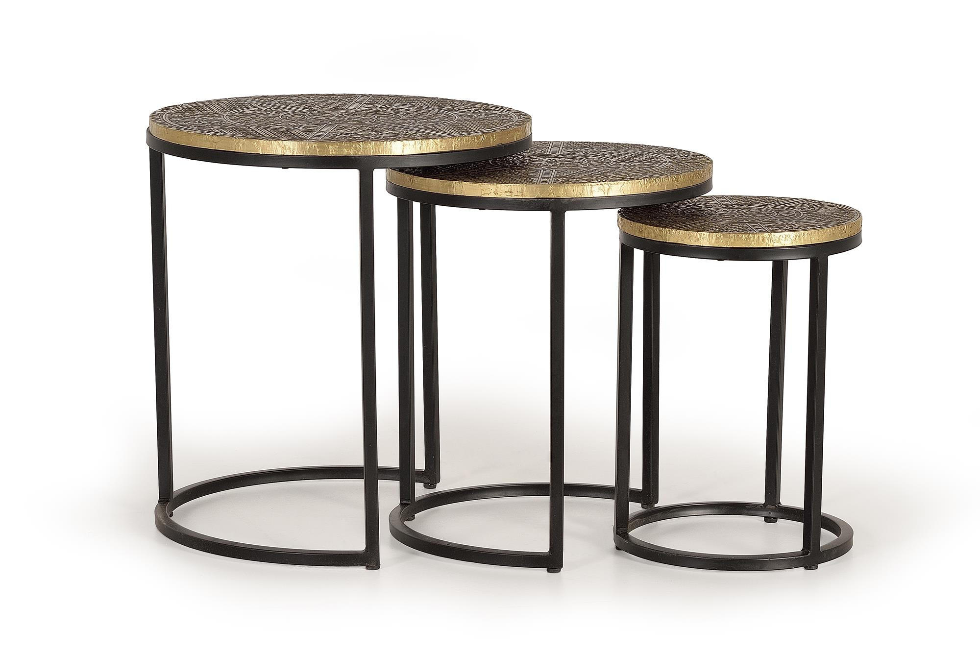 Giner y Colomer Couchtisch Schwarz 44x49x44 cm