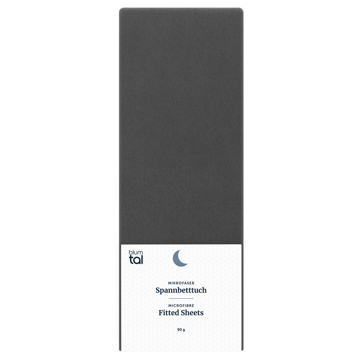 SPANNBETTLAKEN 140/200/30 cm Anthrazit - Anthrazit, Textil (140/200cm) - Blumtal