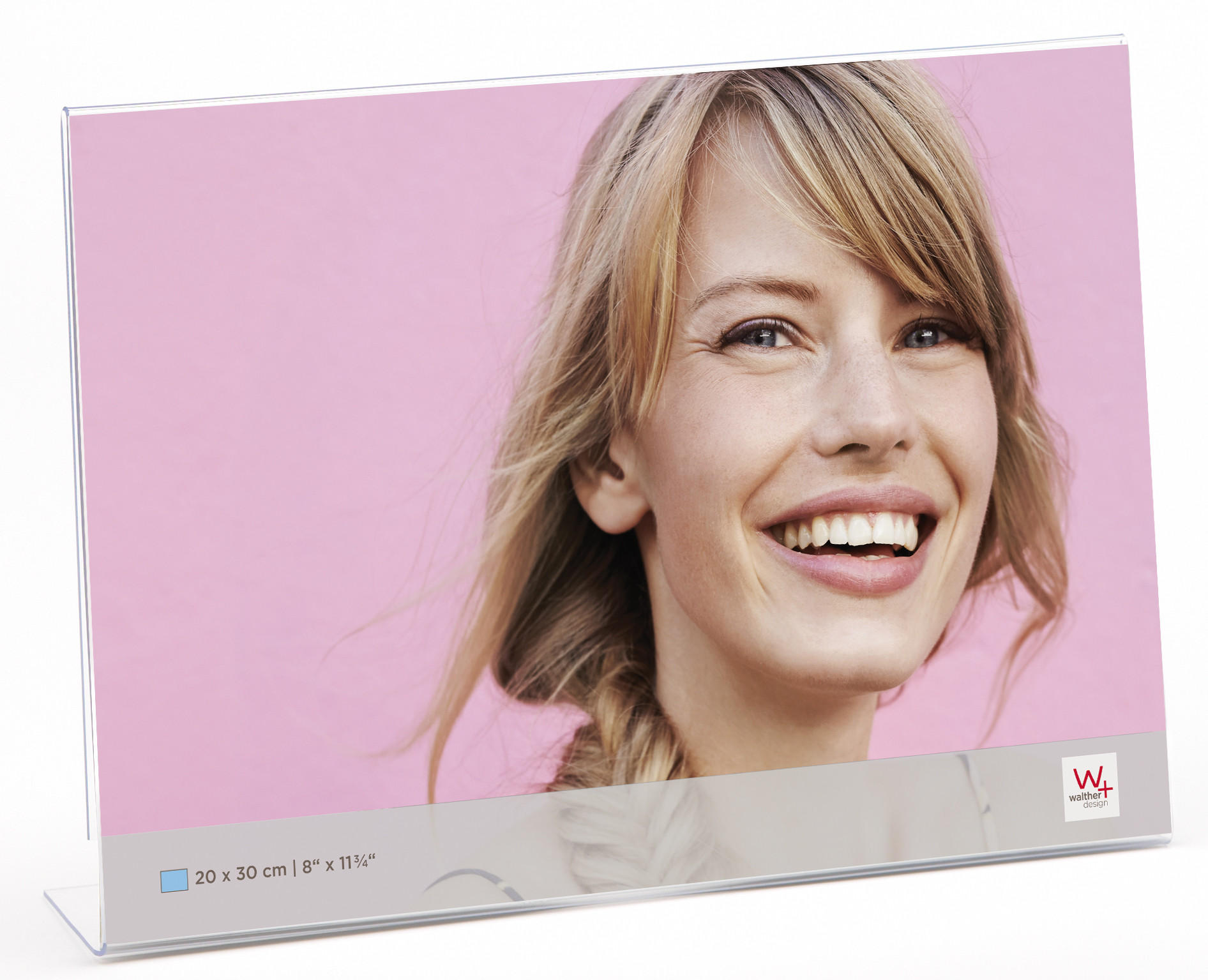 BILDERRAHMEN Kunstglas Rahmen 20X30 cm Querformat - Transparent, Glas (30/20.3/6cm) - walther design