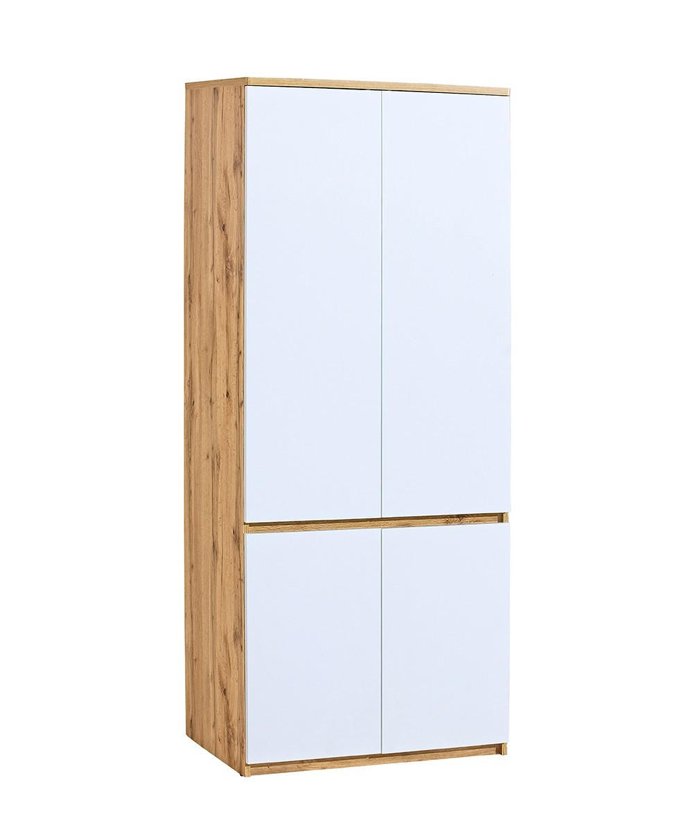 Masseno Drehtürenschrank Eiche Wotan 80.1x195.2x52 cm