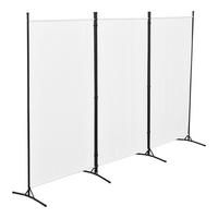 SICHTSCHUTZ Teruel - Weiß, Textil/Metall (260/0.1cm) - [en.casa]