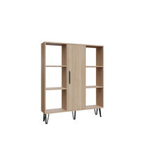 BÜCHERREGAL Peoria Eiche - Eichefarben, Holzwerkstoff (25/141.6/120cm) - Decorotika