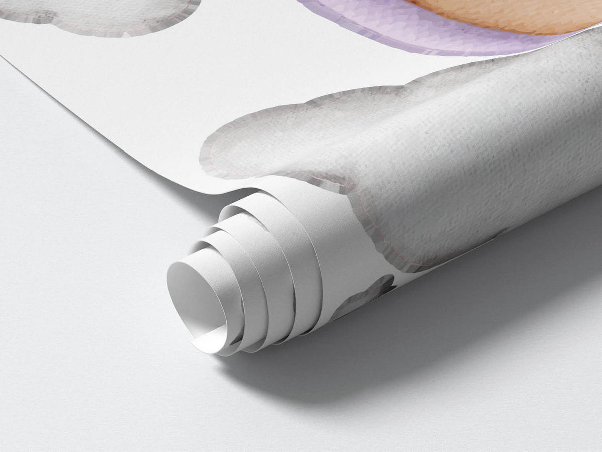 WANDAUFKLEBER 130x152cm - Ballonfahrt - Multicolor, Kunststoff (130/152/0.1cm) - Wallfluent