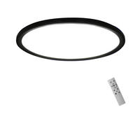LED-DECKENLEUCHTE Idna 30 cm - Schwarz, Kunststoff (30/30/2cm) - Nettlife