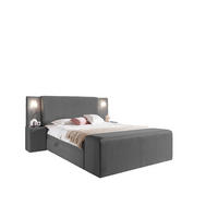 BOXBETT Marten überlänge Set.4 - Dunkelgrau, Holzwerkstoff/Textil (120/220cm) - Fun Möbel