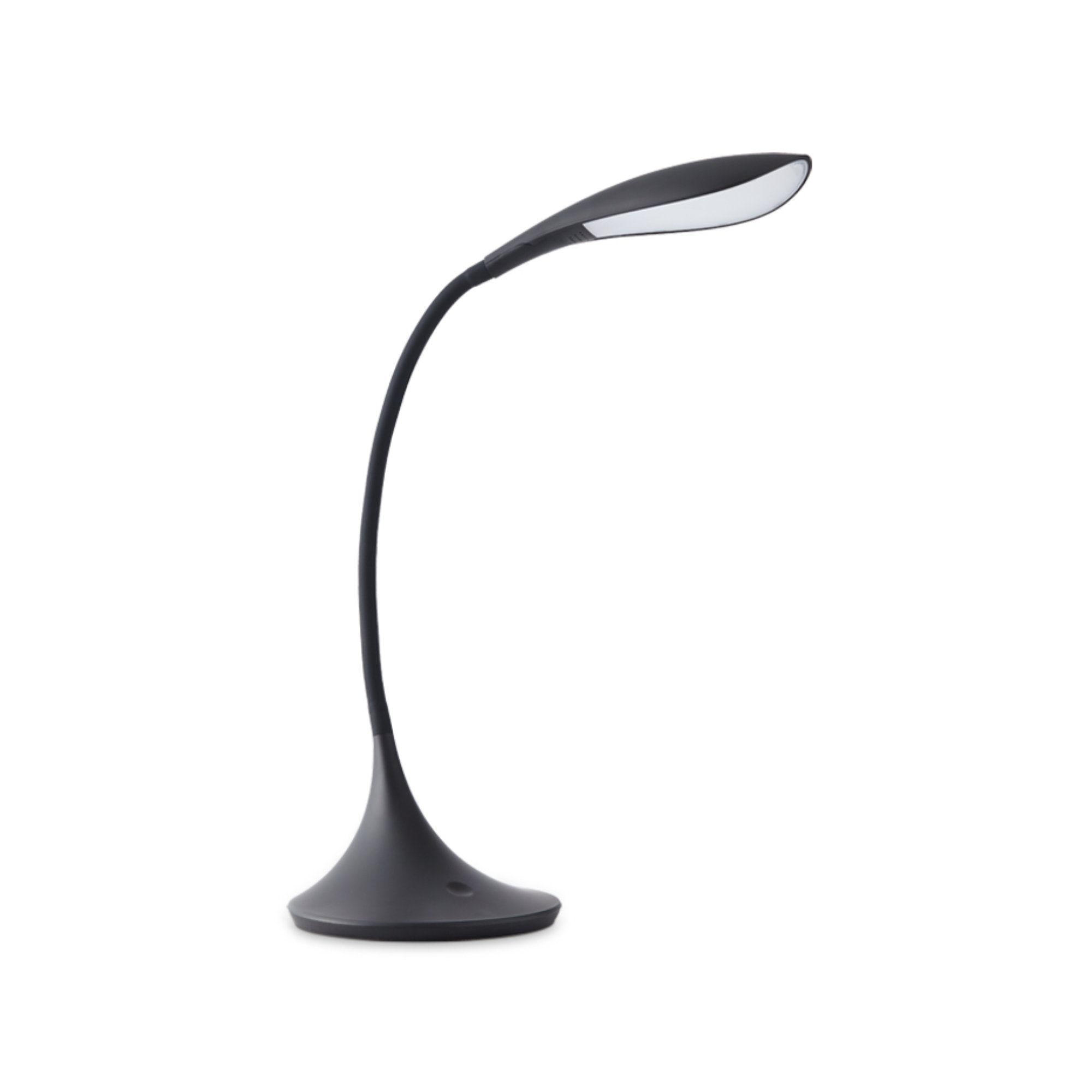 TISCHLAMPE TIFER, Schwarz - Schwarz, Kunststoff (22/17/37.5cm) - KONSIMO®
