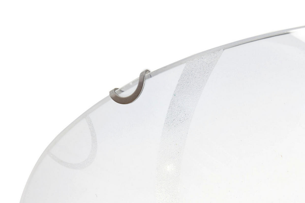 LED-DECKENLEUCHTE - Weiß, Glas (40/40/10cm) - Lumicom