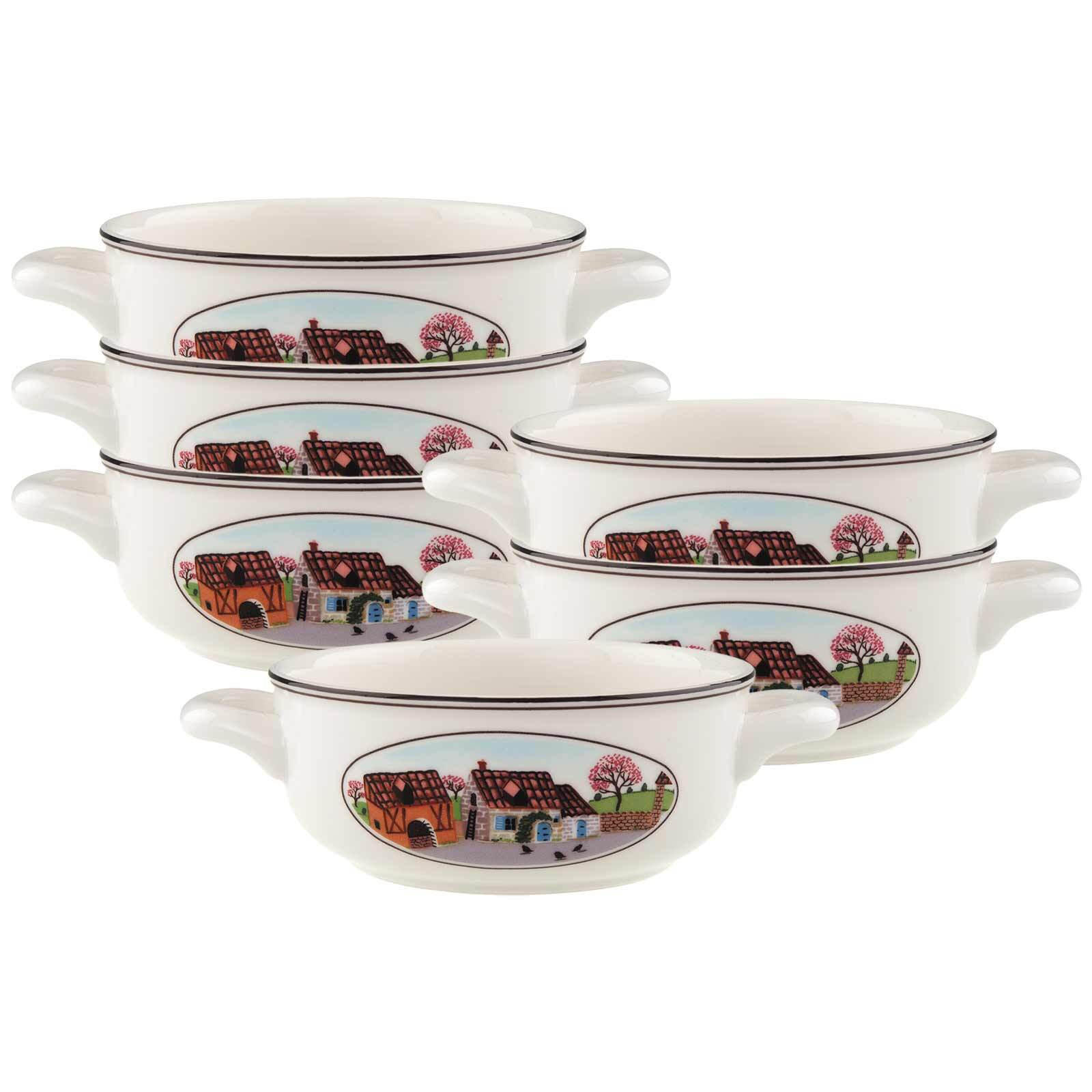 SUPPENTASSEN Design Naif bunt 450 ml 6er Set - Multicolor, Keramik (0.45L) - Villeroy & Boch