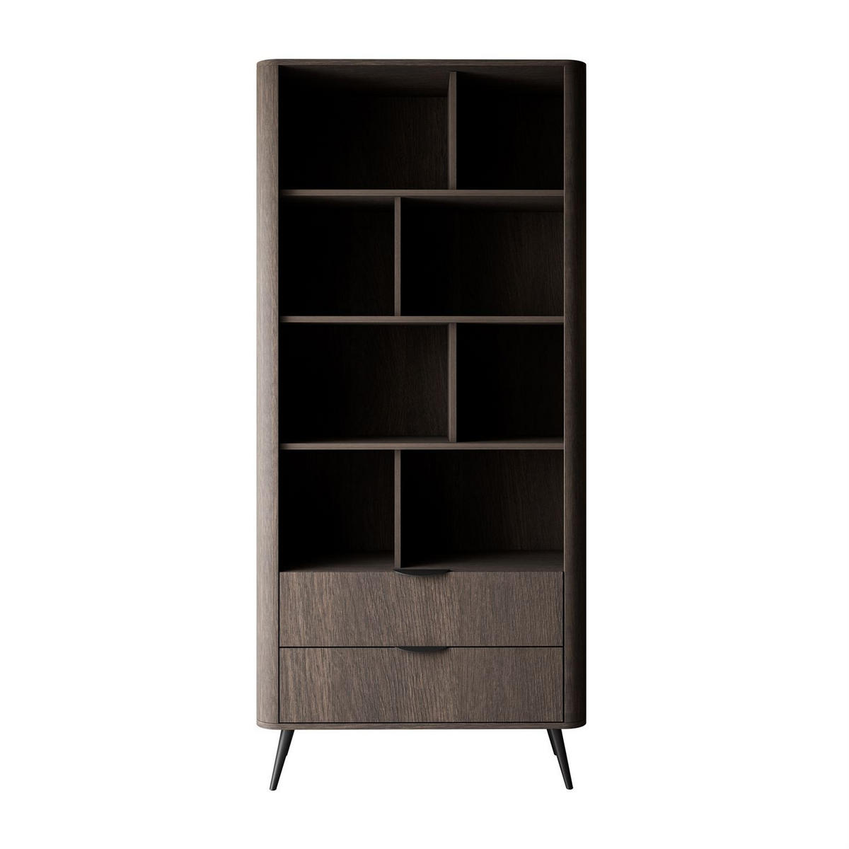 REGAL TWILIGHT mit Schubladen - Eichefarben, Holzwerkstoff (88/194/38cm) - Lookway