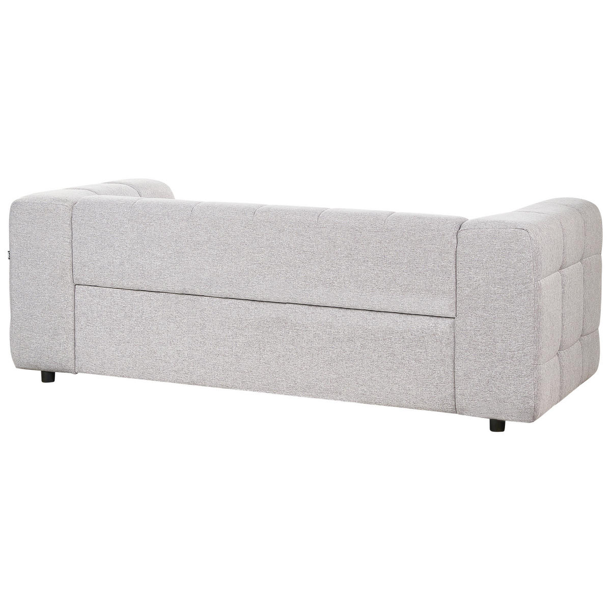 3-SITZER-SOFA hellgrau Mullola - Grau, Textil (227/77/103cm) - Beliani