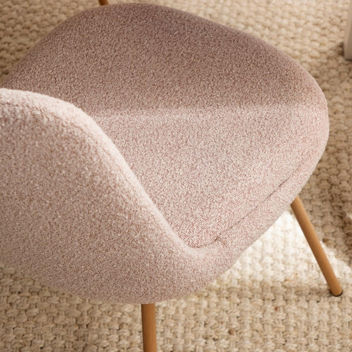 ESSZIMMERSTUHL Tera Rosa 46 cm x 83 cm - Pink, Textil (46/83/61cm)