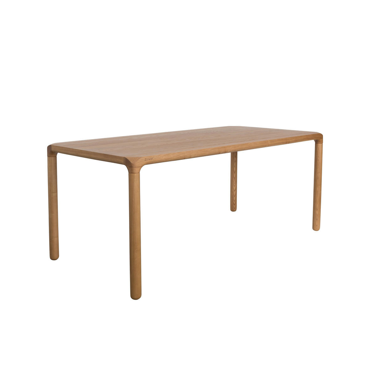 ESSTISCH Storm 180x90 cm Natural - Naturfarben, Holz (180/90/75cm) - Zuiver