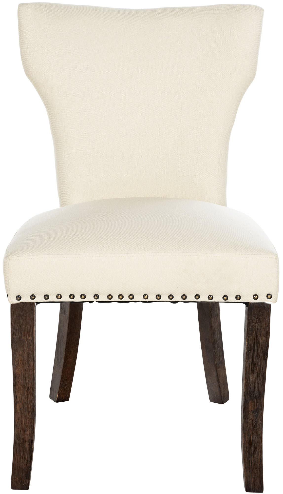 WOHNZIMMERSTUHL 2er Set Stoff creme - Creme, Holz/Textil (52/90/59cm) - CLP