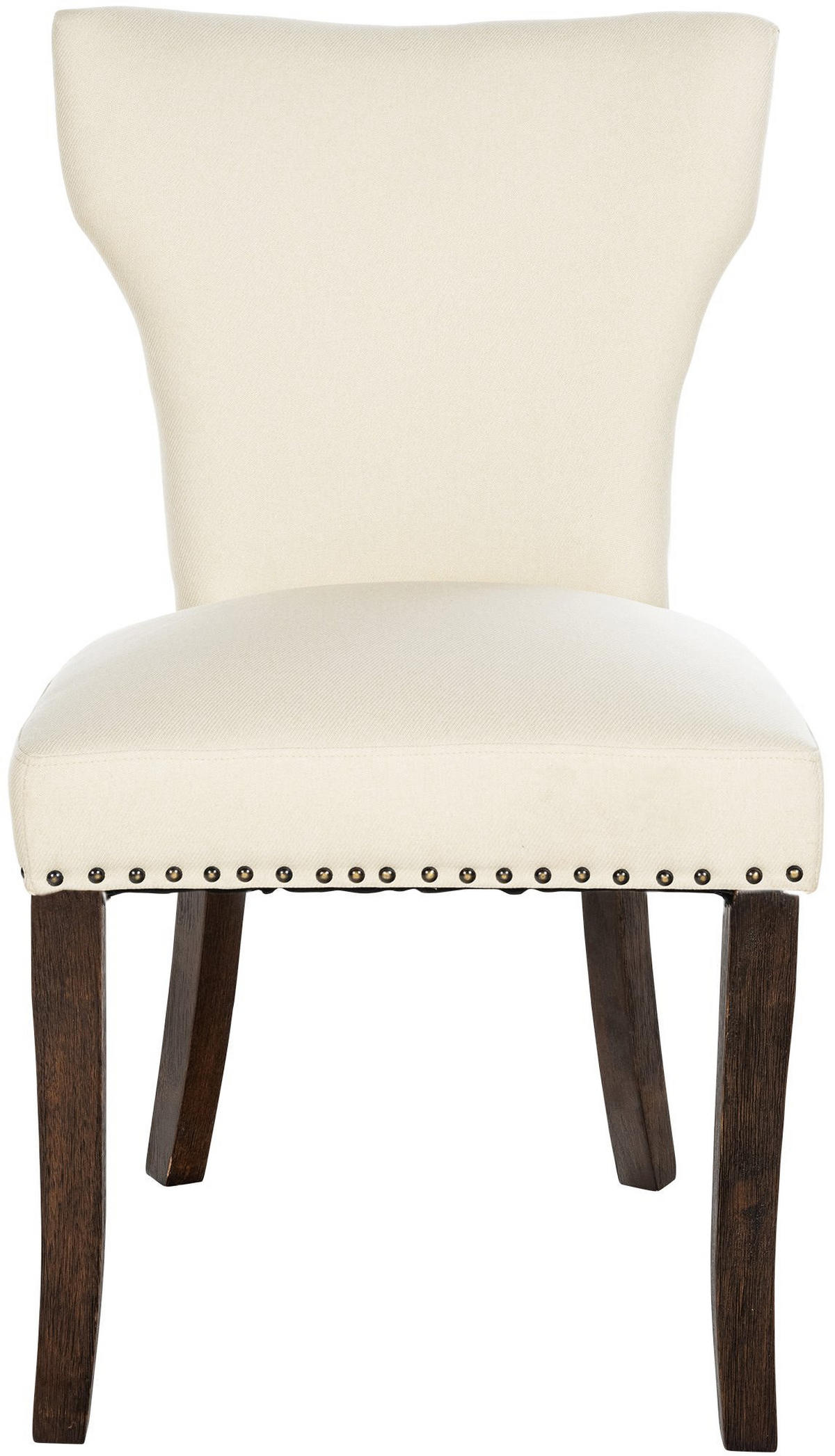 WOHNZIMMERSTUHL 2er Set Stoff creme - Creme, Holz/Textil (52/90/59cm) - CLP