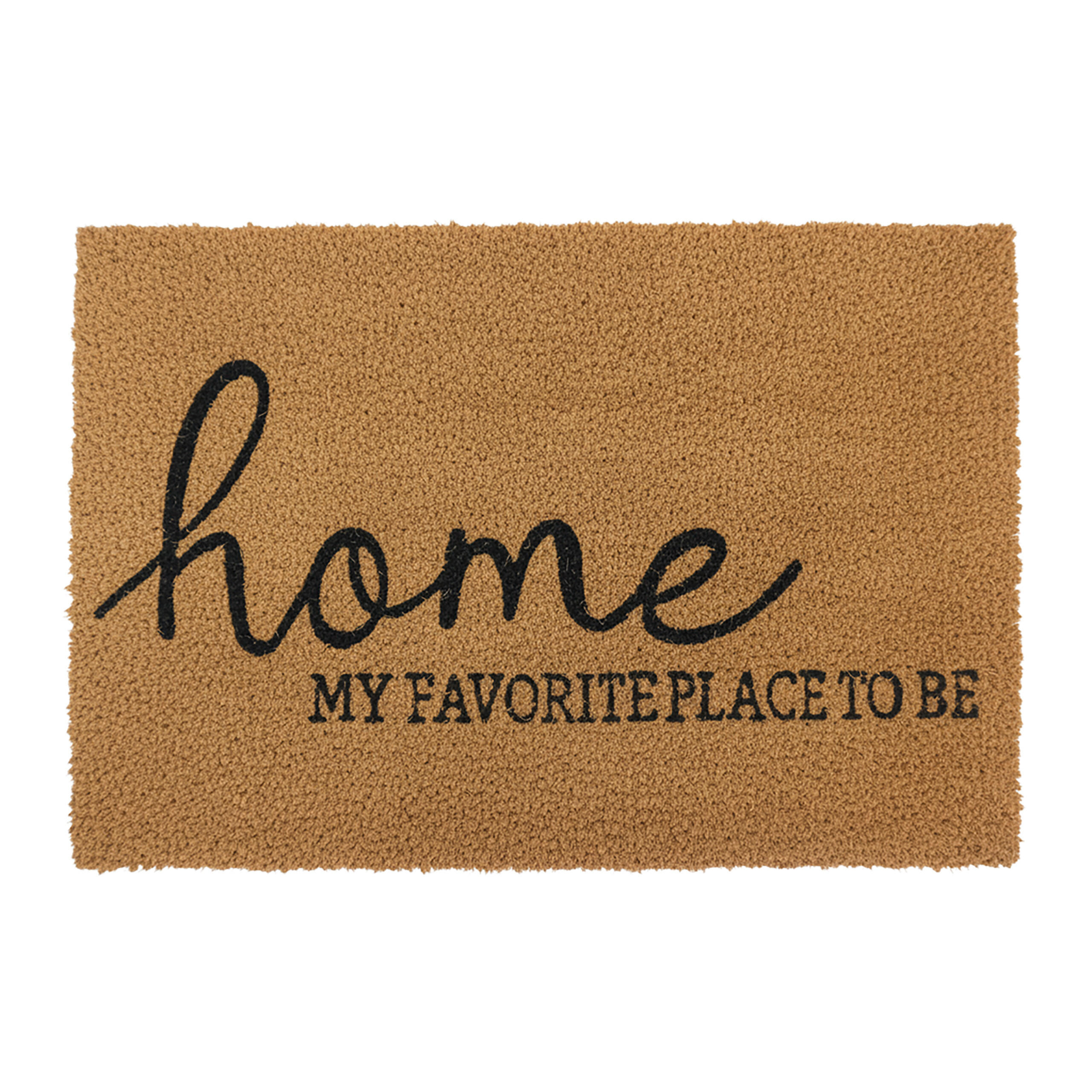 ROHOŽ - světle hnědá, textil/plast (60/40cm) - Relaxdays