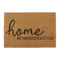 ROHOŽ - světle hnědá, textil/plast (60/40cm) - Relaxdays