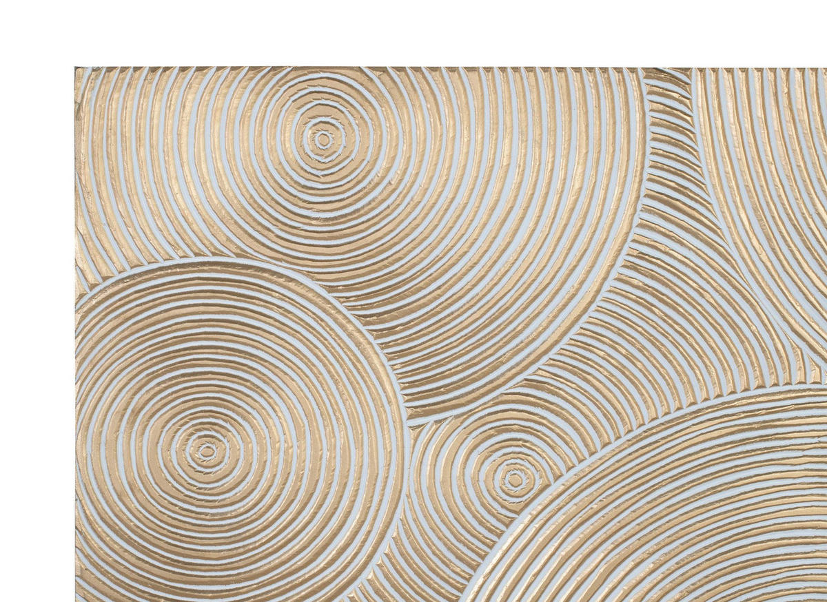 KOPFTEIL aus Rattan - Goldfarben, Holz (90/90/3cm) - Giner y Colomer