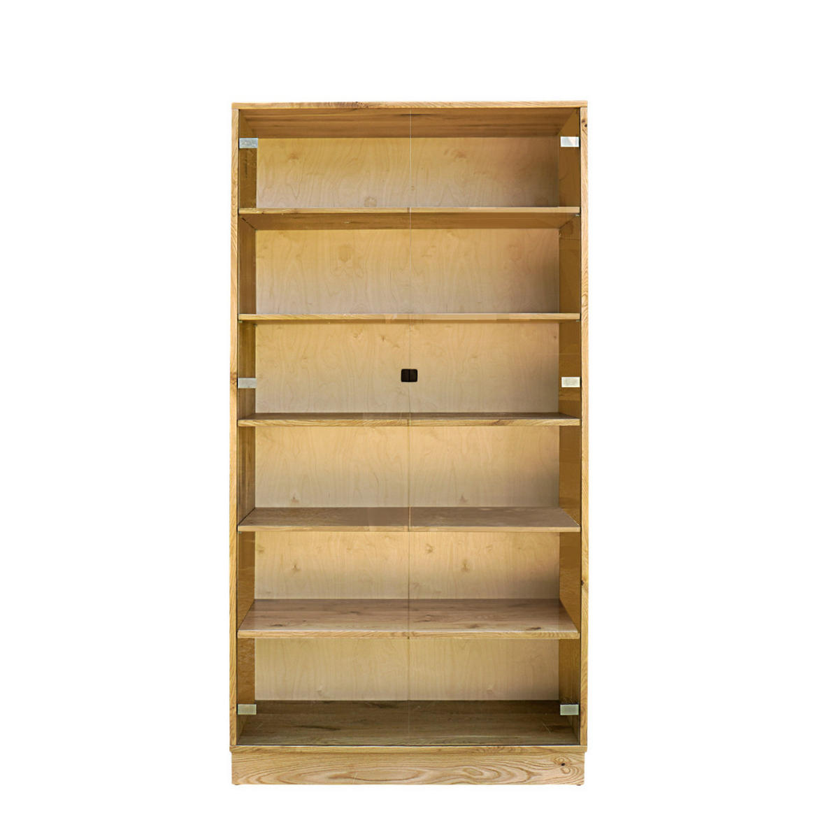 BÜCHERSCHRANK mit Einlegeböden für das Wohnzimmer ANDORA - Eichefarben, Holz (100/200/40cm) - Rawood Furniture