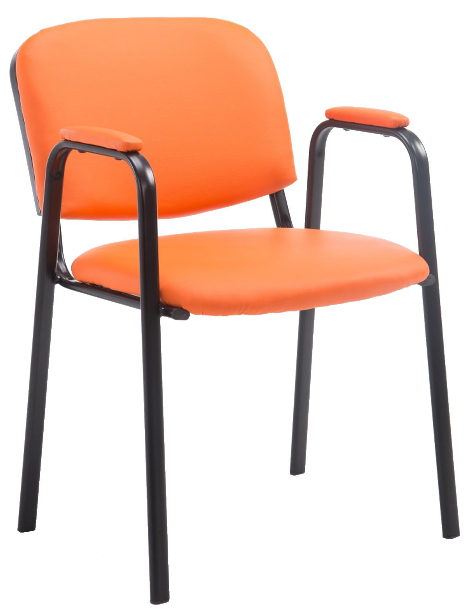 CLP Besucherstuhl Orange 53x79x55 cm