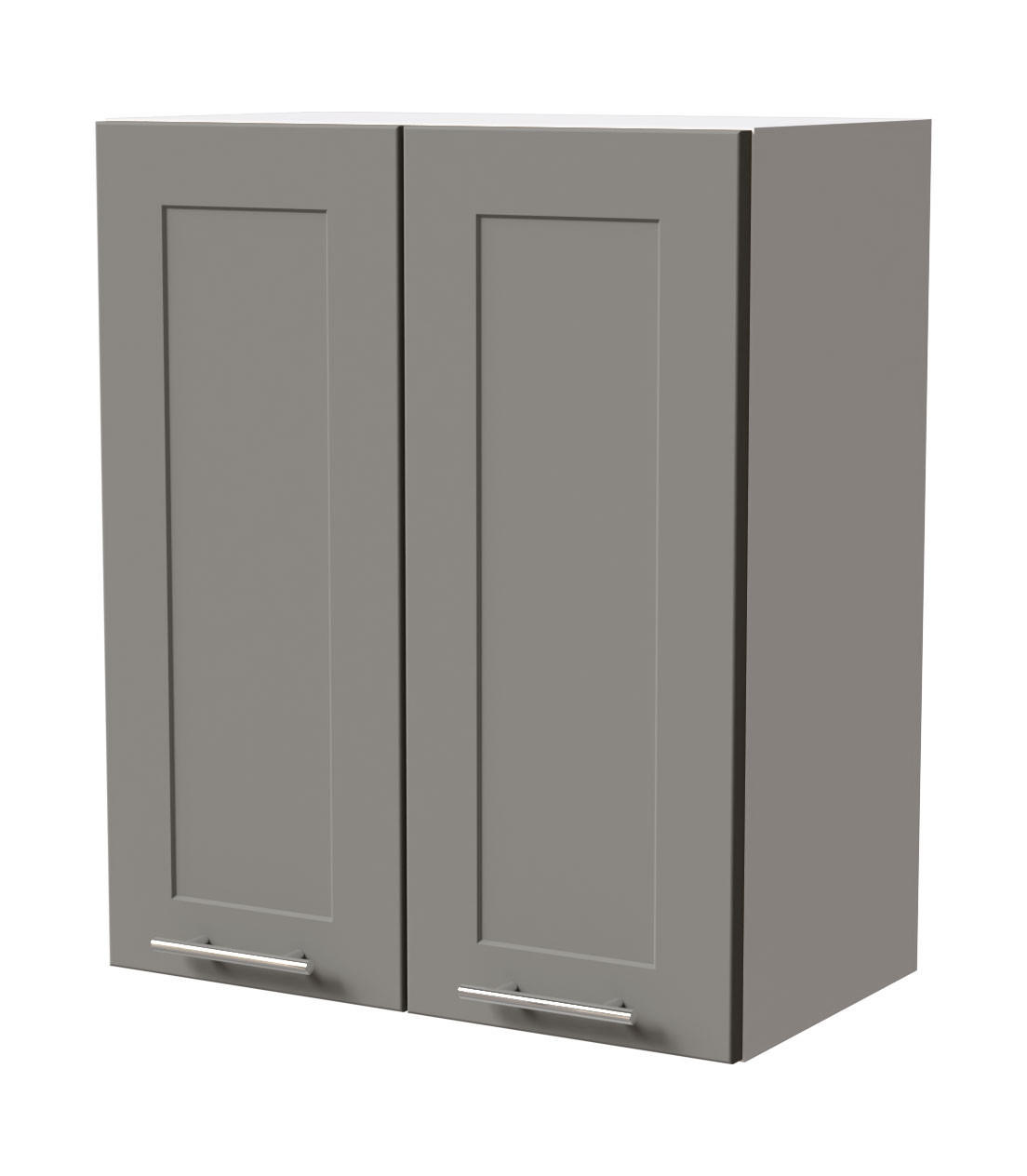 HÄNGESCHRANK Oslo W3/60 Weiß / Dust Grey Matt 60 / 32,5 / 72cm - Weiß/Grau, Holz/Holzwerkstoff (60/72/32.5cm) - Feldmann-Wohnen