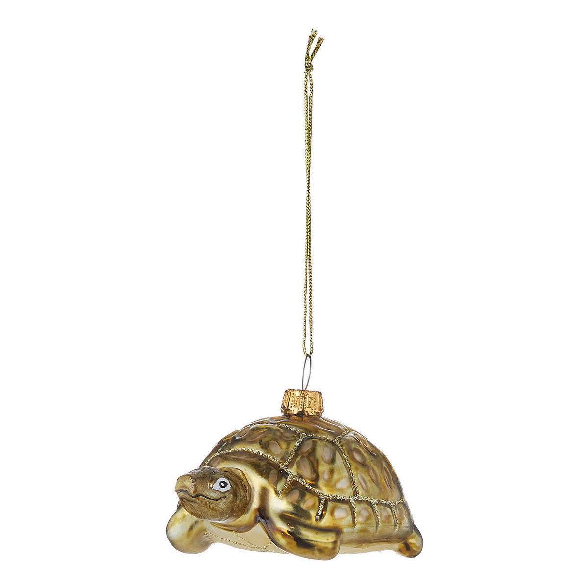 BAUMANHÄNGER Hang On Schildkröte - Grün, Glas (8/4/6cm) - Butlers
