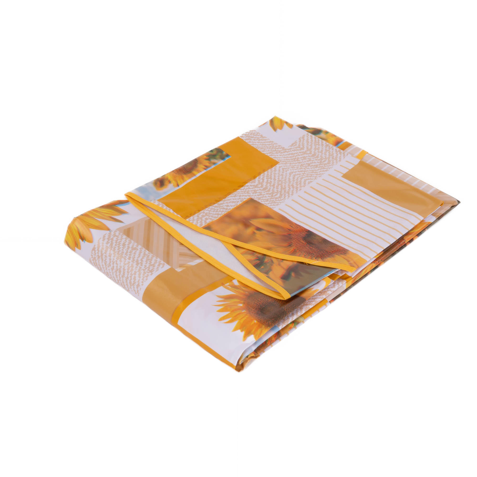 TISCHDECKE Sunflower Ø 160 cm - Gelb, Kunststoff (160/160cm) - Douceur d´intérieur