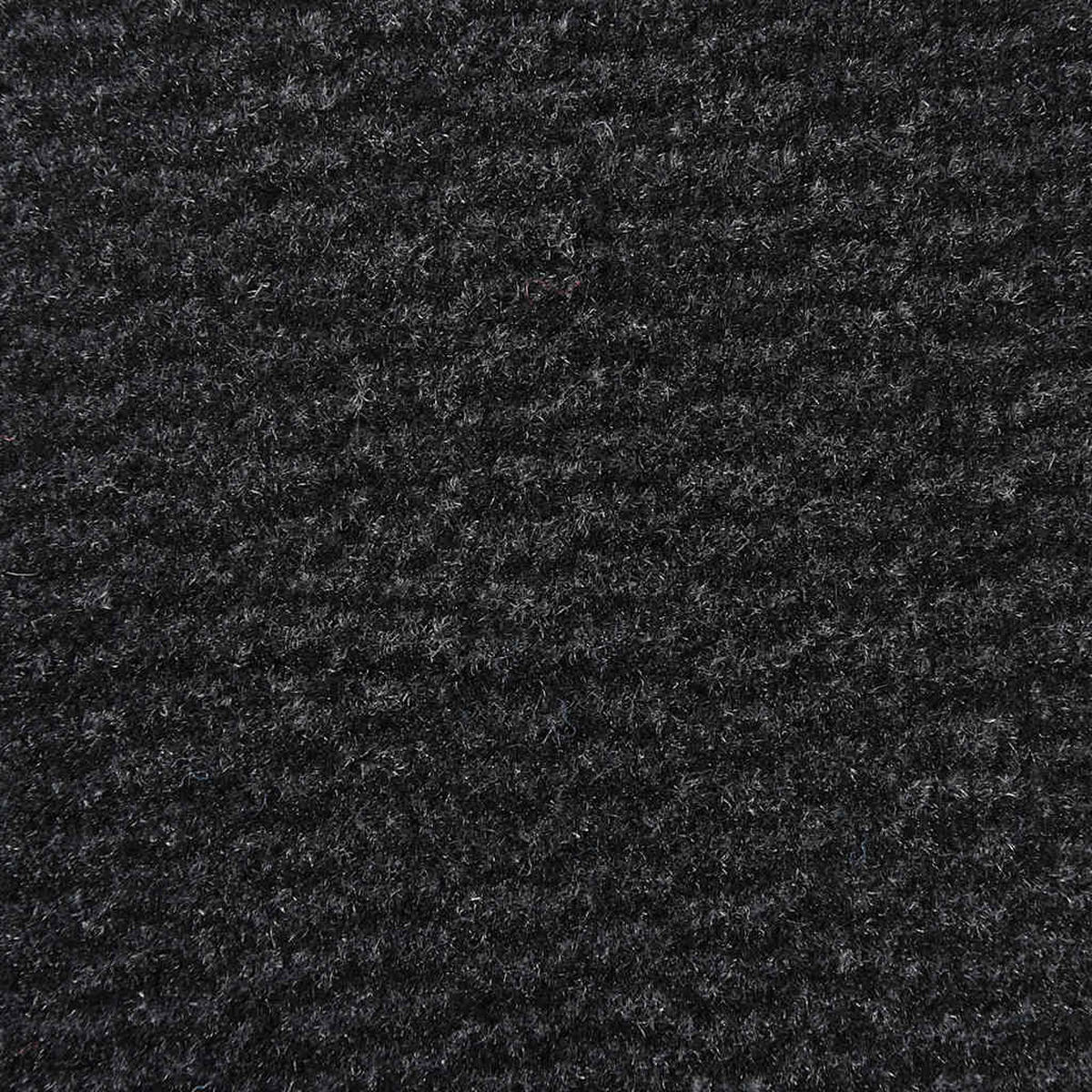 FUSSMATTE Schwarz 115/200 Cm - Schwarz, Kunststoff (115/200cm) - vidaXL