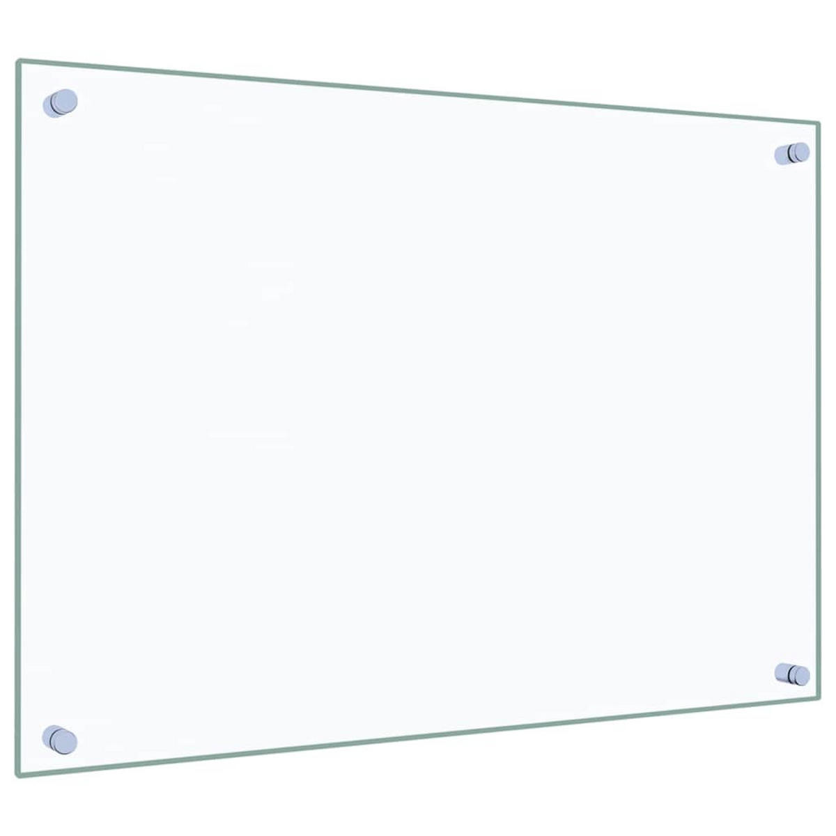 KÜCHENRÜCKWAND Glas 70x50 cm Transparent Wand-Spritzschutz - Transparent, Glas (70/50/0.6cm) - DELUKE