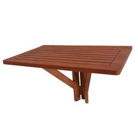 GARTENTISCH Skagen Hängetisch - Braun, Holz (60/40/37cm) - DELUKE