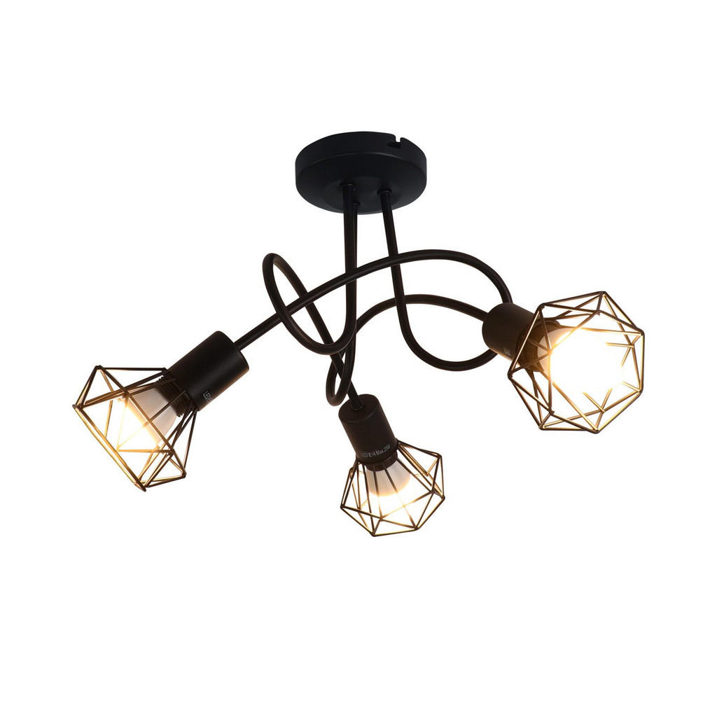 Nettlife STROPNÍ bodové světlo Backnang 3plamenné 40/40/24,5 cm