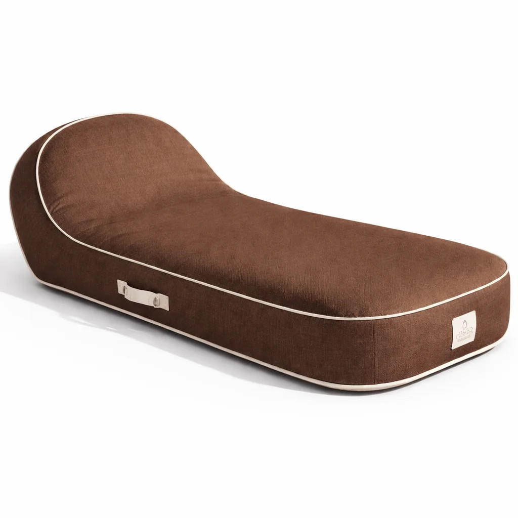 SONNENLIEGE PALMA Braun - Braun, Kunststoff/Textil (85/27/85cm) - Coco Lounge