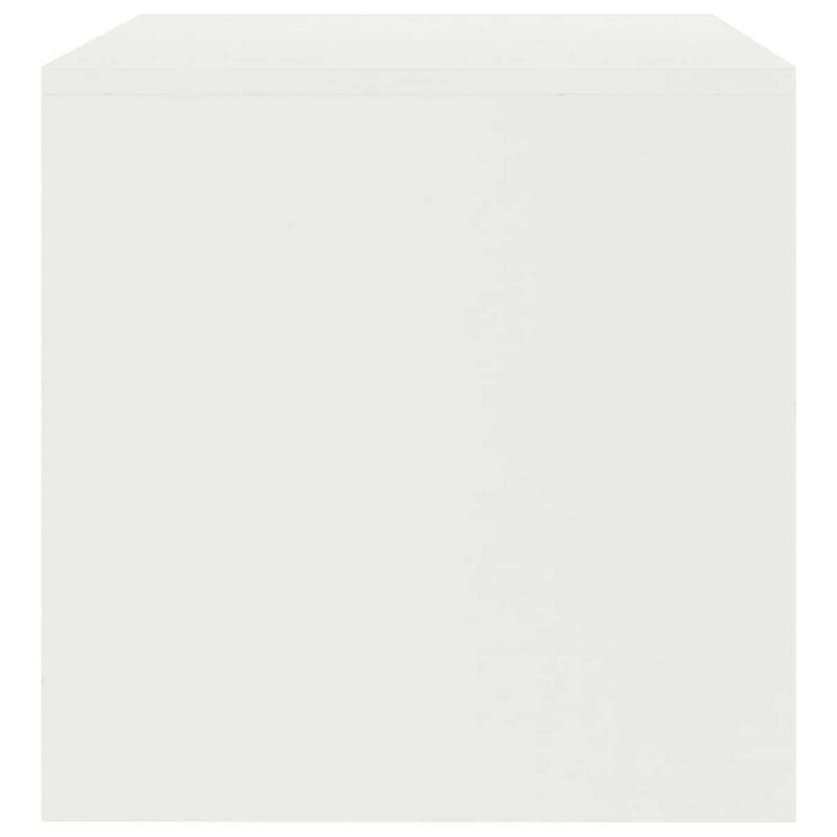 LOWBOARD mit 1 offenen Fach 100/40/40 cm aus Holzwerkstoff in Weiß - Weiß, Holz (100/40/40cm) - vidaXL