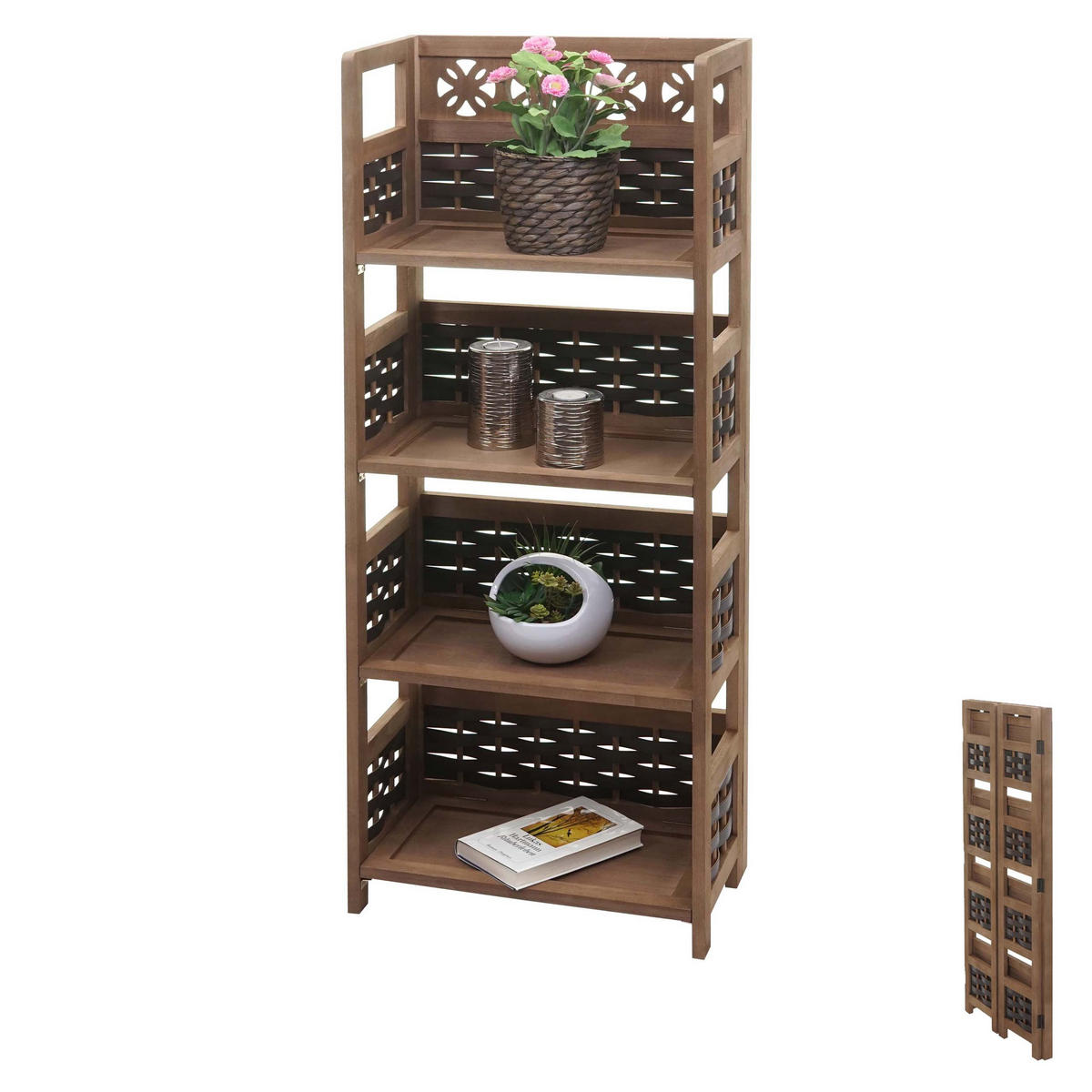 REGAL Dunkelbraun - Dunkelbraun, Holz (43/110/23cm) - MCW