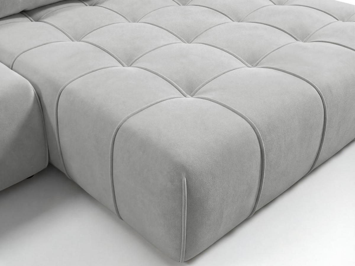 ECKSOFA Tulio Grau Rechts - Grau, Holz/Textil (165/270cm) - Graingold