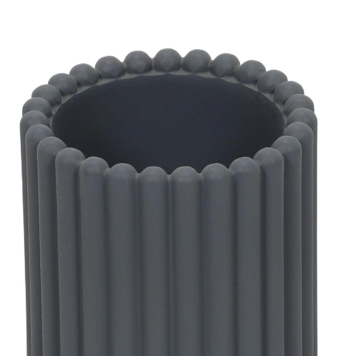 ZAHNBÜRSTENBECHER Bonbon 7,5/7,5/10,5 cm - Grau, Kunststoff (7.5/10.5/7.5cm) - 5five Simply Smart